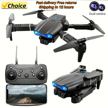 2025 E99Pro RC Drone 4K Proficionl With 1080P Wide Angle HD Camera Foldable Helicopter WIFI FPV Height Hold Gift Toy